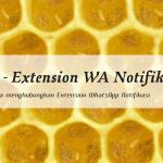 Extension WhatsApp Notifikasi